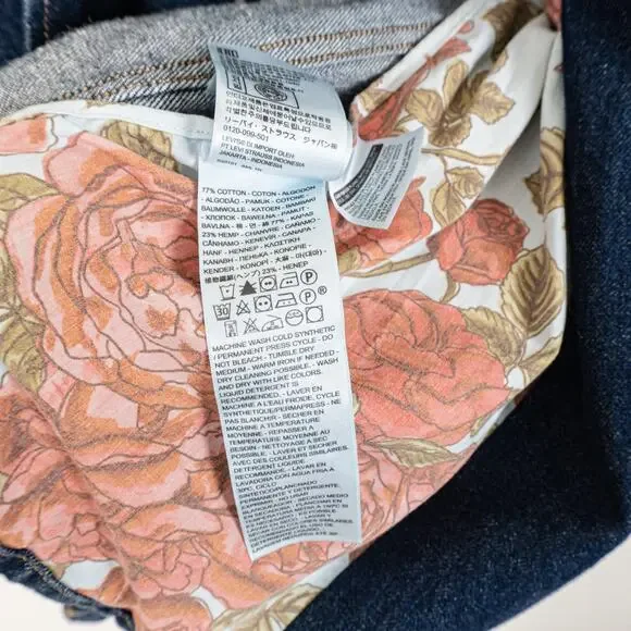 Levi's x GANNI $475 Double Breasted Denim Jacket Size XL - Picture 7 of 11